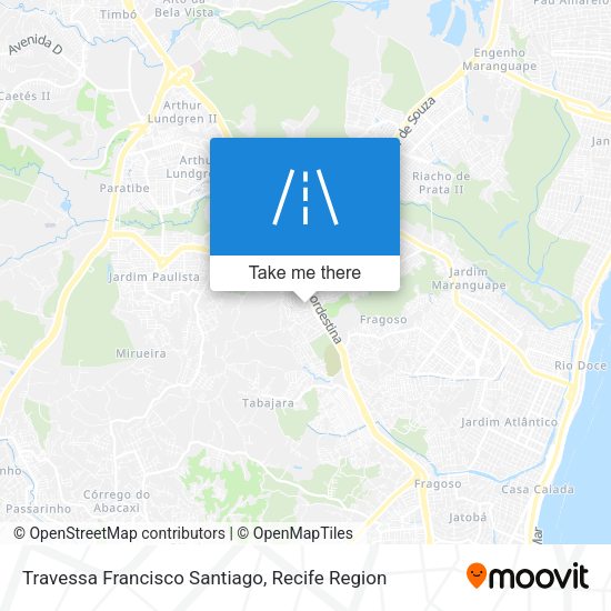 Travessa Francisco Santiago map