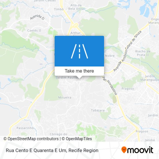 Rua Cento E Quarenta E Um map