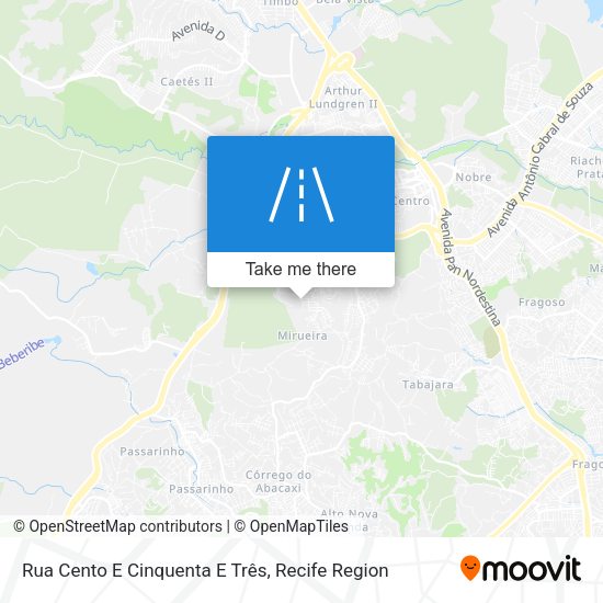 Rua Cento E Cinquenta E Três map