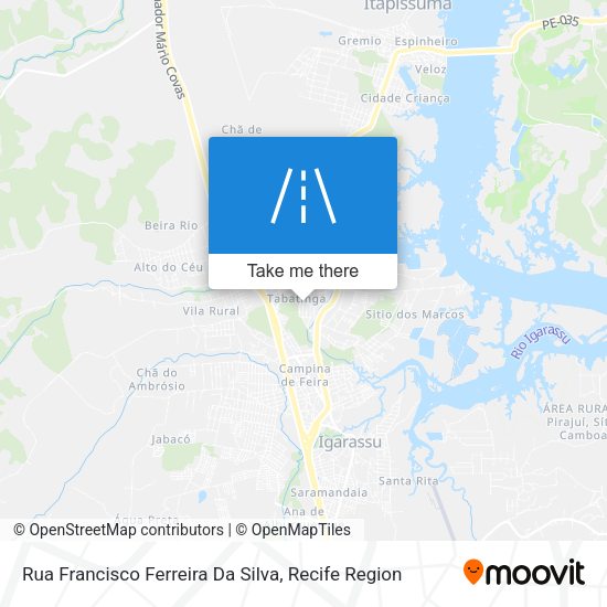 Rua Francisco Ferreira Da Silva map