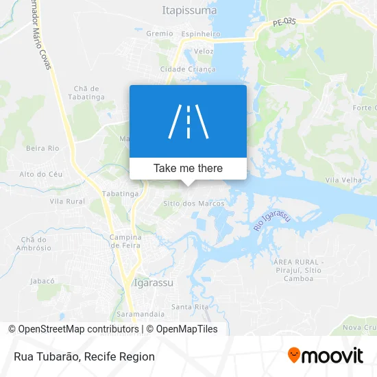 Rua Tubarão map