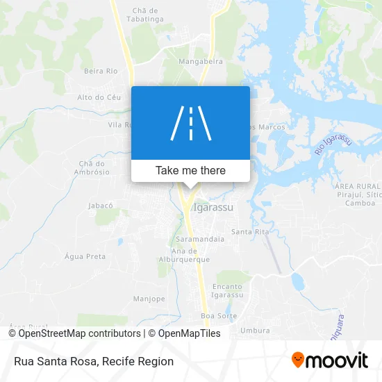 Rua Santa Rosa map