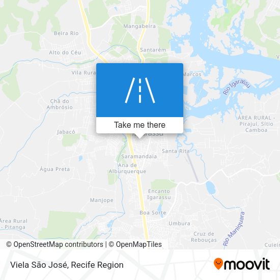 Viela São José map