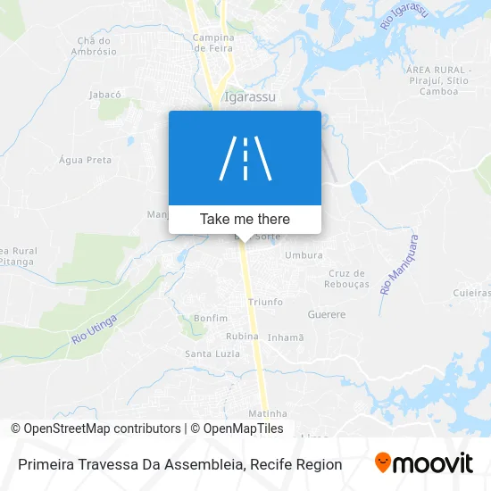 Primeira Travessa Da Assembleia map