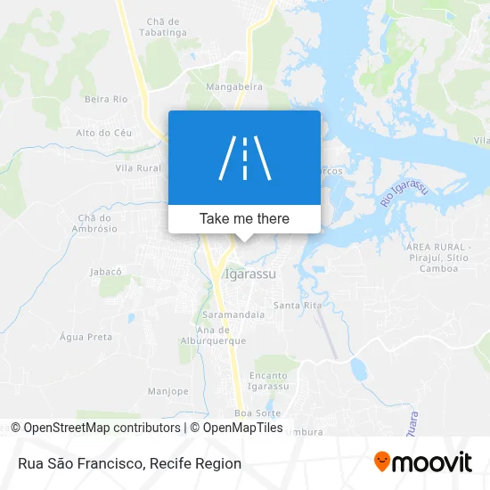 Rua São Francisco map
