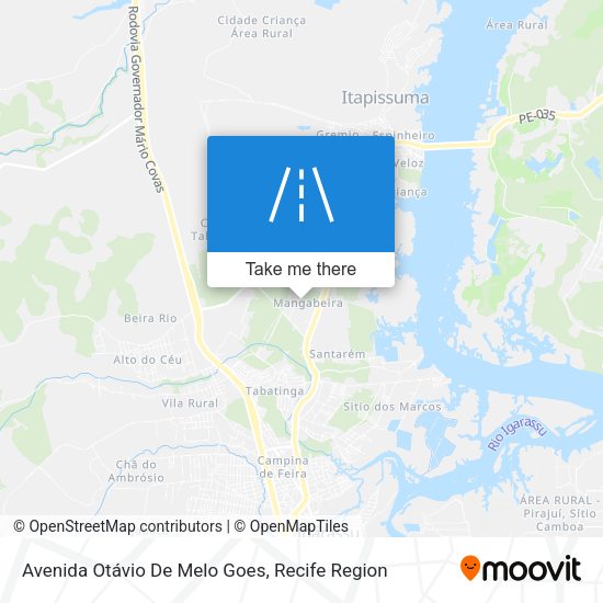 Avenida Otávio De Melo Goes map