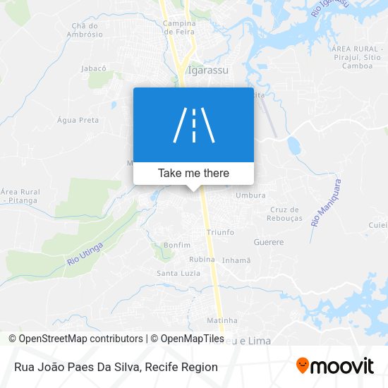 Rua João Paes Da Silva map
