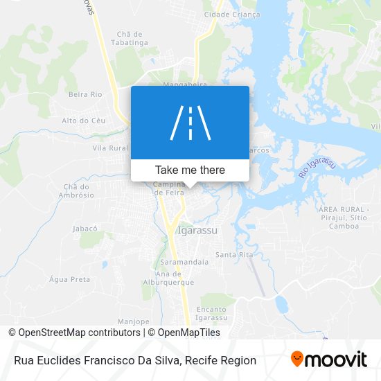 Rua Euclides Francisco Da Silva map
