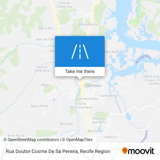 Rua Doutor Cosme De Sá Pereira map