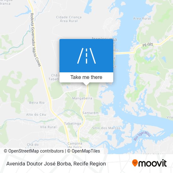 Avenida Doutor José Borba map
