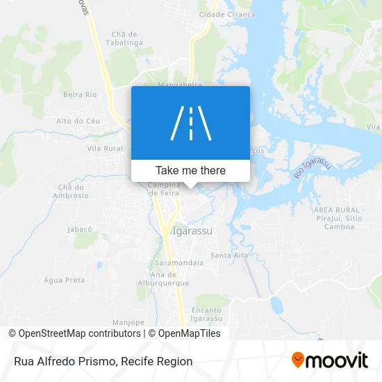 Rua Alfredo Prismo map