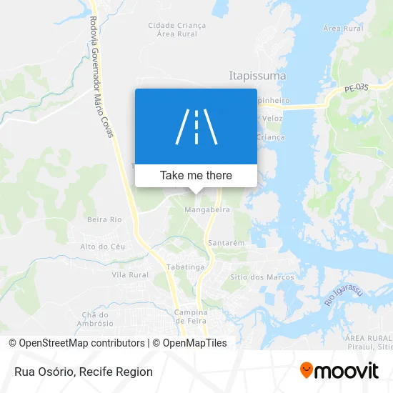 Rua Osório map