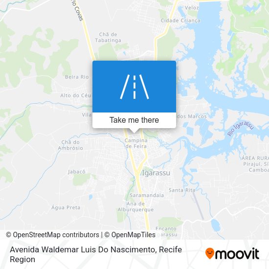 Avenida Waldemar Luis Do Nascimento map