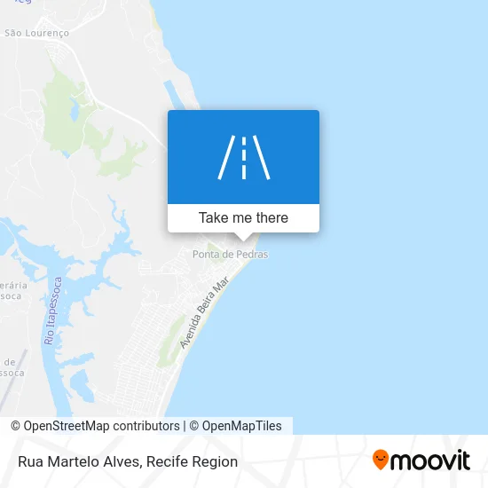 Rua Martelo Alves map