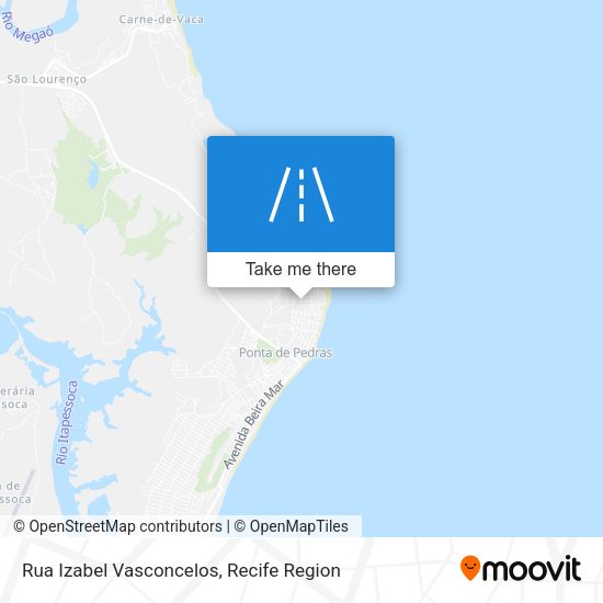Rua Izabel Vasconcelos map