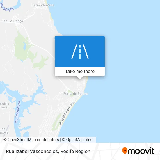 Rua Izabel Vasconcelos map