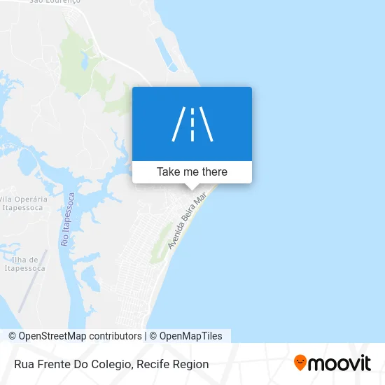 Rua Frente Do Colegio map