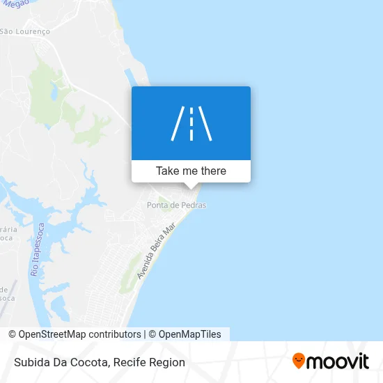 Subida Da Cocota map