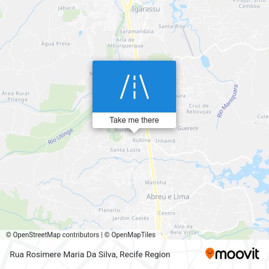 Rua Rosimere Maria Da Silva map