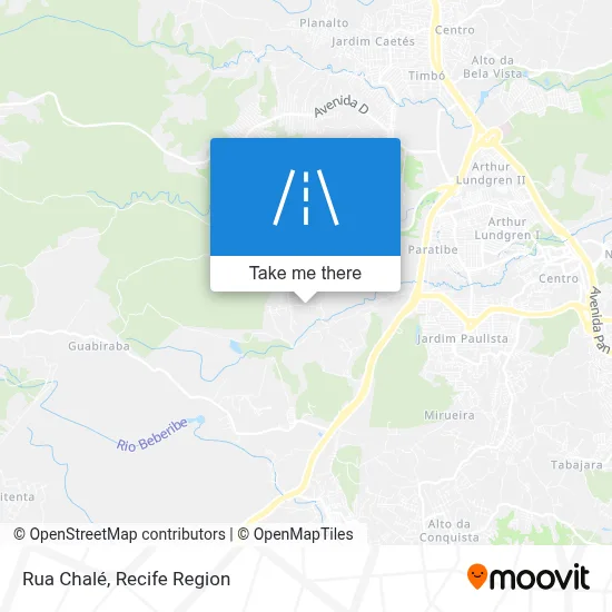 Rua Chalé map