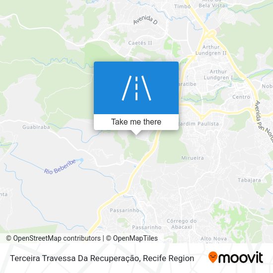 Terceira Travessa Da Recuperação map