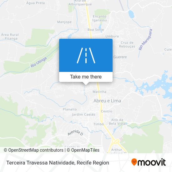 Terceira Travessa Natividade map