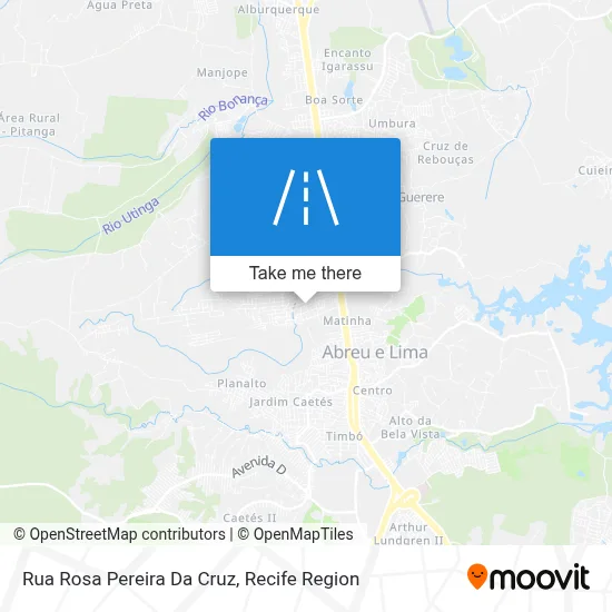 Rua Rosa Pereira Da Cruz map