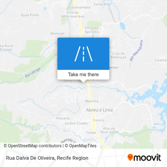 Rua Dalva De Oliveira map