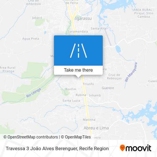 Travessa 3 João Alves Berenguer map