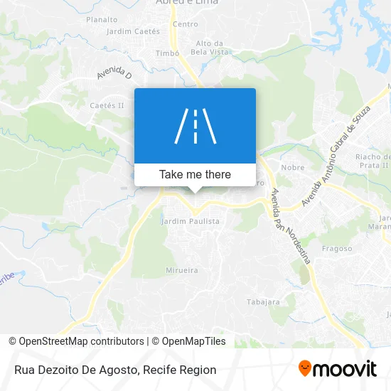 Rua Dezoito De Agosto map
