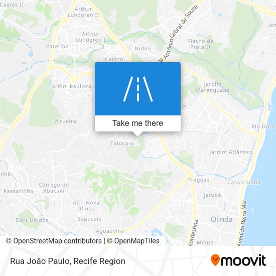 Rua João Paulo map