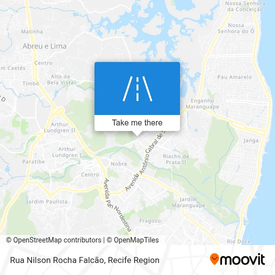 Rua Nilson Rocha Falcão map