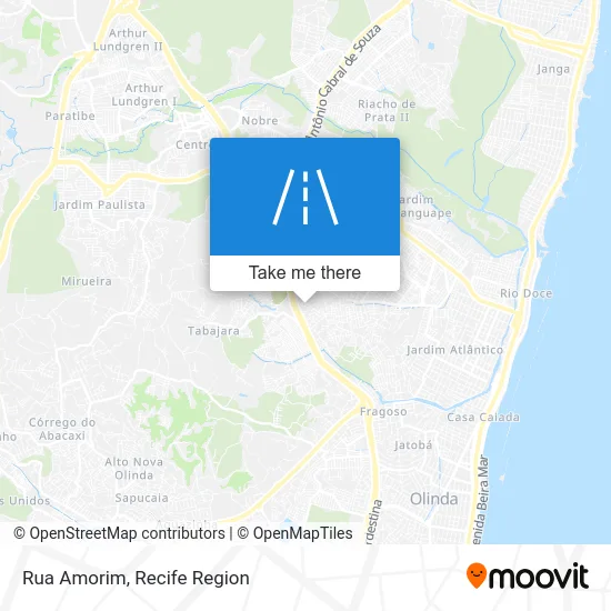 Rua Amorim map