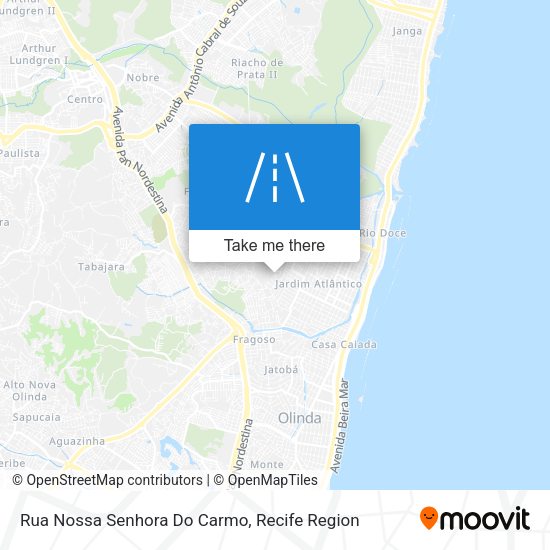 Rua Nossa Senhora Do Carmo map