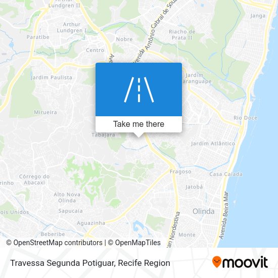 Travessa Segunda Potiguar map