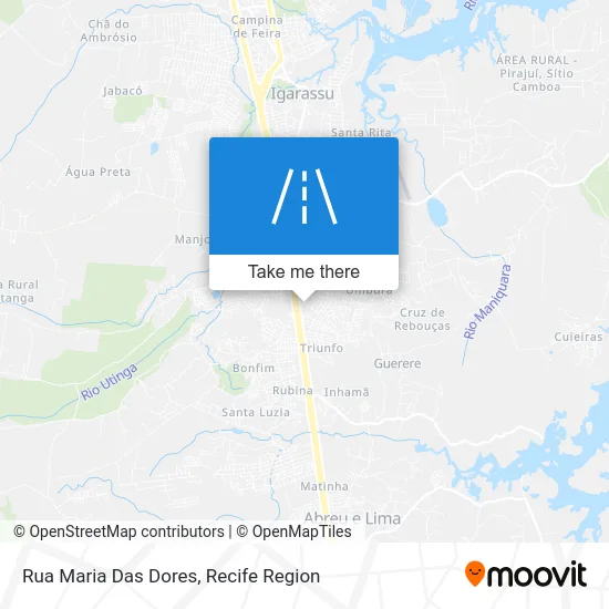 Rua Maria Das Dores map
