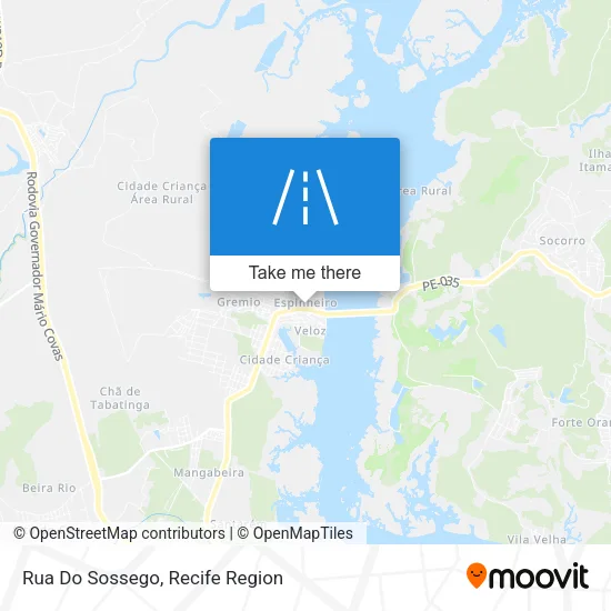 Rua Do Sossego map