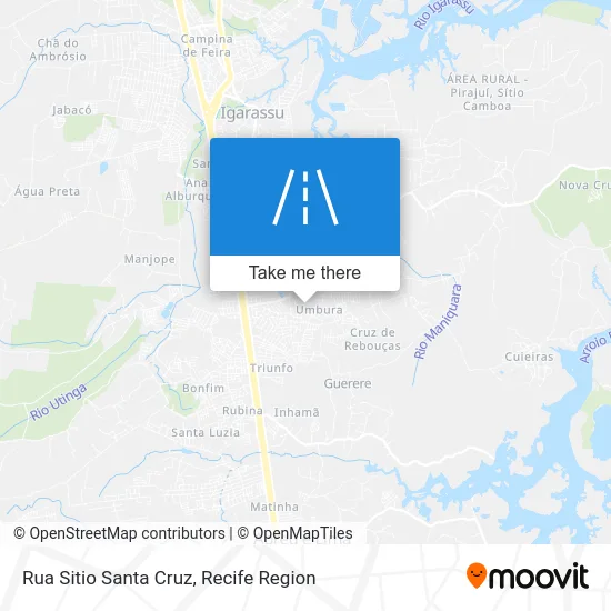 Rua Sitio Santa Cruz map