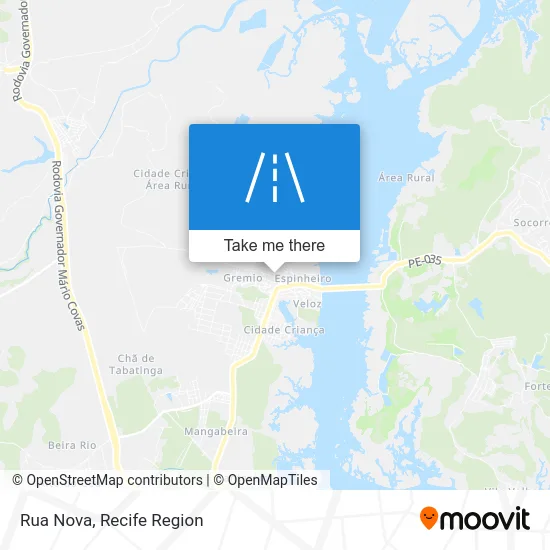 Rua Nova map