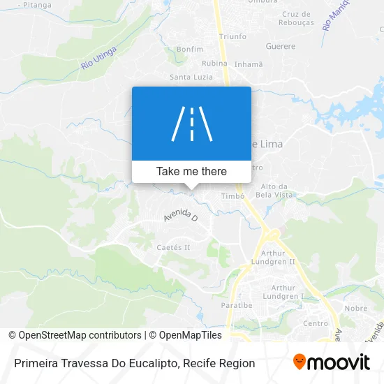 Primeira Travessa Do Eucalipto map