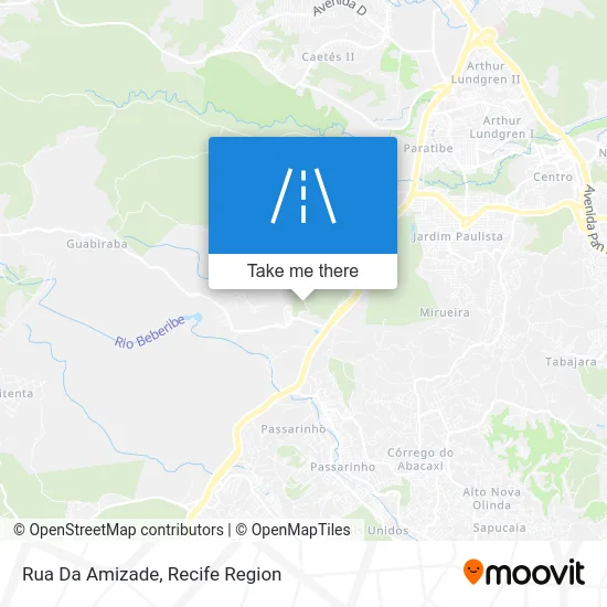 Rua Da Amizade map