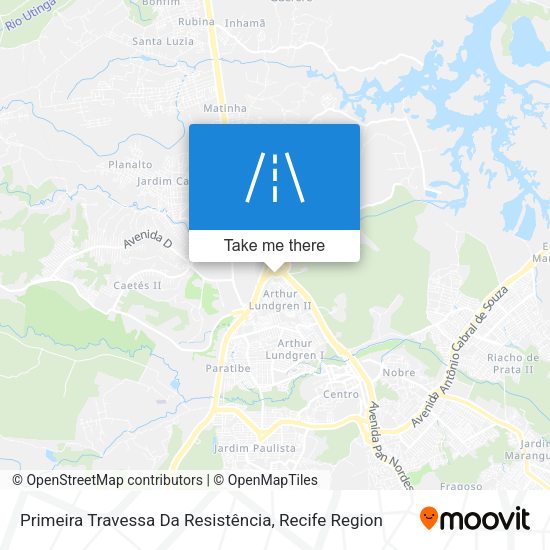 Primeira Travessa Da Resistência map