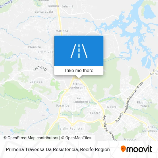 Primeira Travessa Da Resistência map