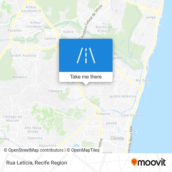 Rua Letícia map