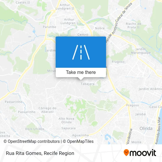 Rua Rita Gomes map