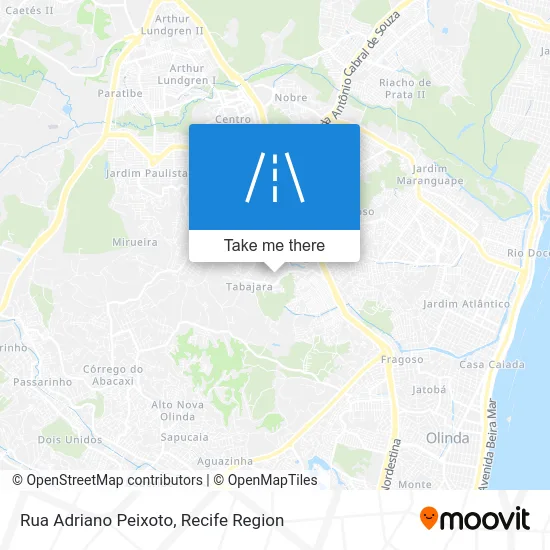 Rua Adriano Peixoto map
