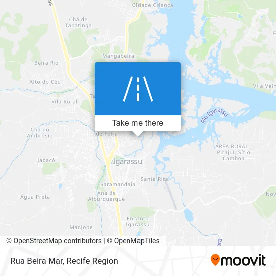 Rua Beira Mar map