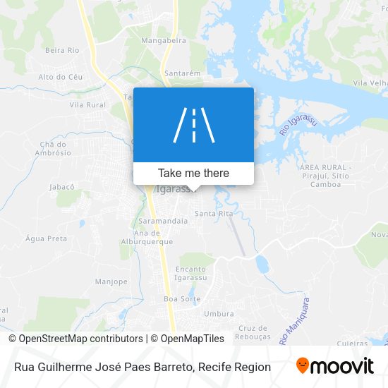 Rua Guilherme José Paes Barreto map