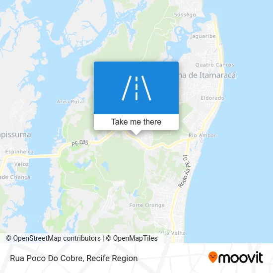 Rua Poco Do Cobre map