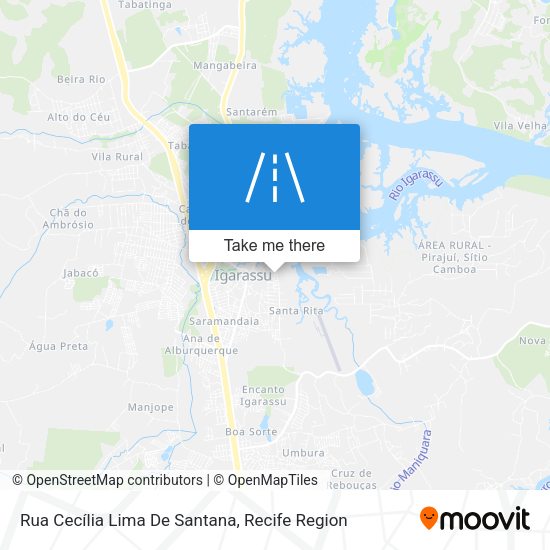 Rua Cecília Lima De Santana map